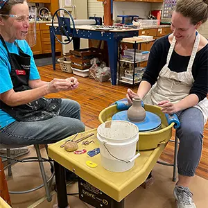 Try the Pottery Wheel at Mainly Clay